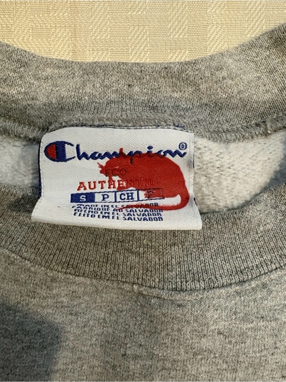 Stray Rats x Champion Crewneck Size Small Streetwear Star Wars Rare - Picture 8 of 11